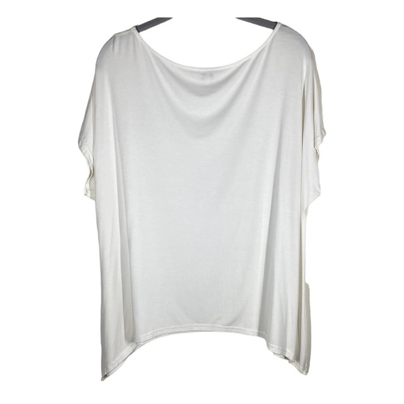 Tobi Oversized Short Sleeve Modal T Shirt White Size XS - Picture 2 of 4